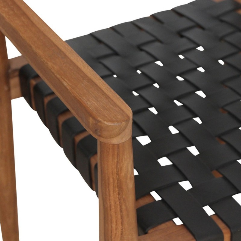 DINING ARMCHAIR WITH LEATER SEAT TEAKWOOD DINING ARMCHAIR WITH LEATER SEAT TEAKWOOD